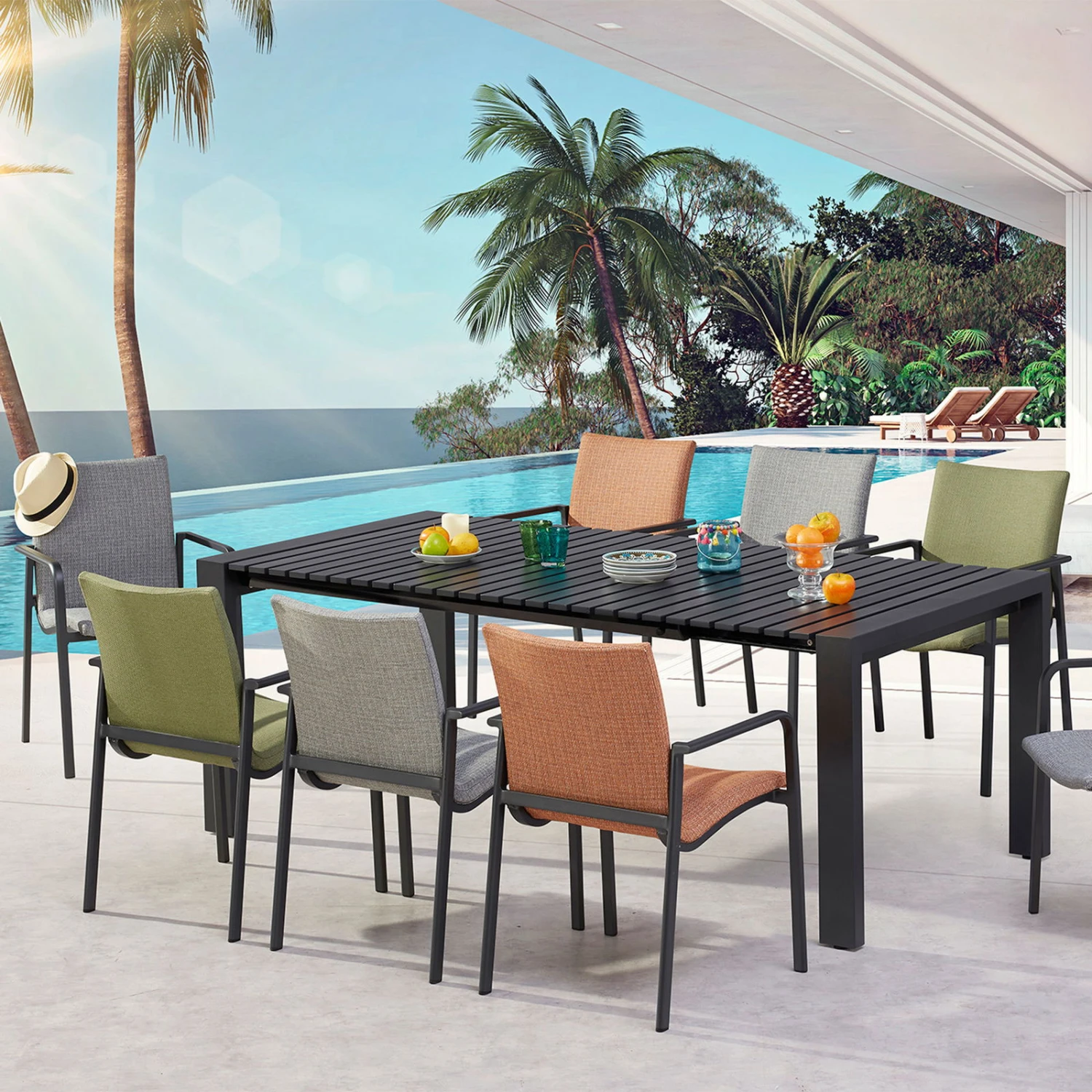 Best Polstersessel 'Positano', Hellgrau – Bild 3