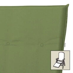 Doppler Relaxauflage '8041', Grün, Ca. 170 X 48 X 6 Cm, 100 % Dralon