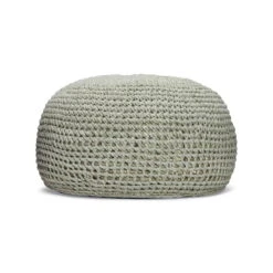 Best Pouf 'Ronda', Green, Ca. 55 X 55 X 41 Cm