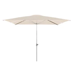 Doppler Sonnenschirm 'Alu-Expert Teleskop', 350 X 350 Cm, Natur