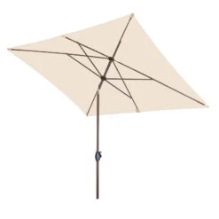 Doppler Kurbelschirm 'Basic Lift NEO', 250 X 200 Cm, Natur