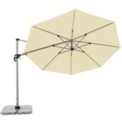 Doppler Pendelschirm Active, Ø 370 Cm, Natur