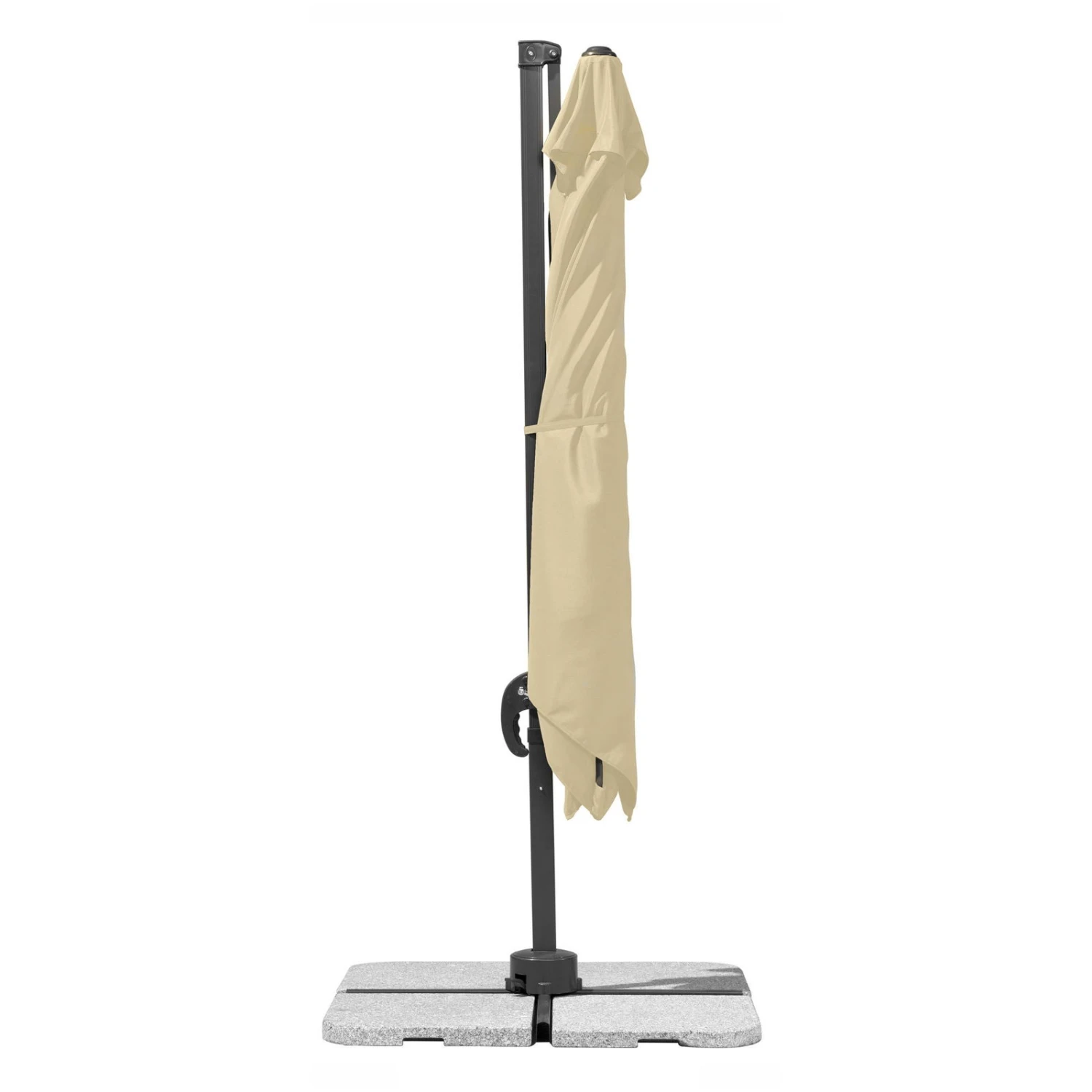 Sonnenschirm 'Rhodos Junior', 270 X 270 Cm, Natur â Bild 5