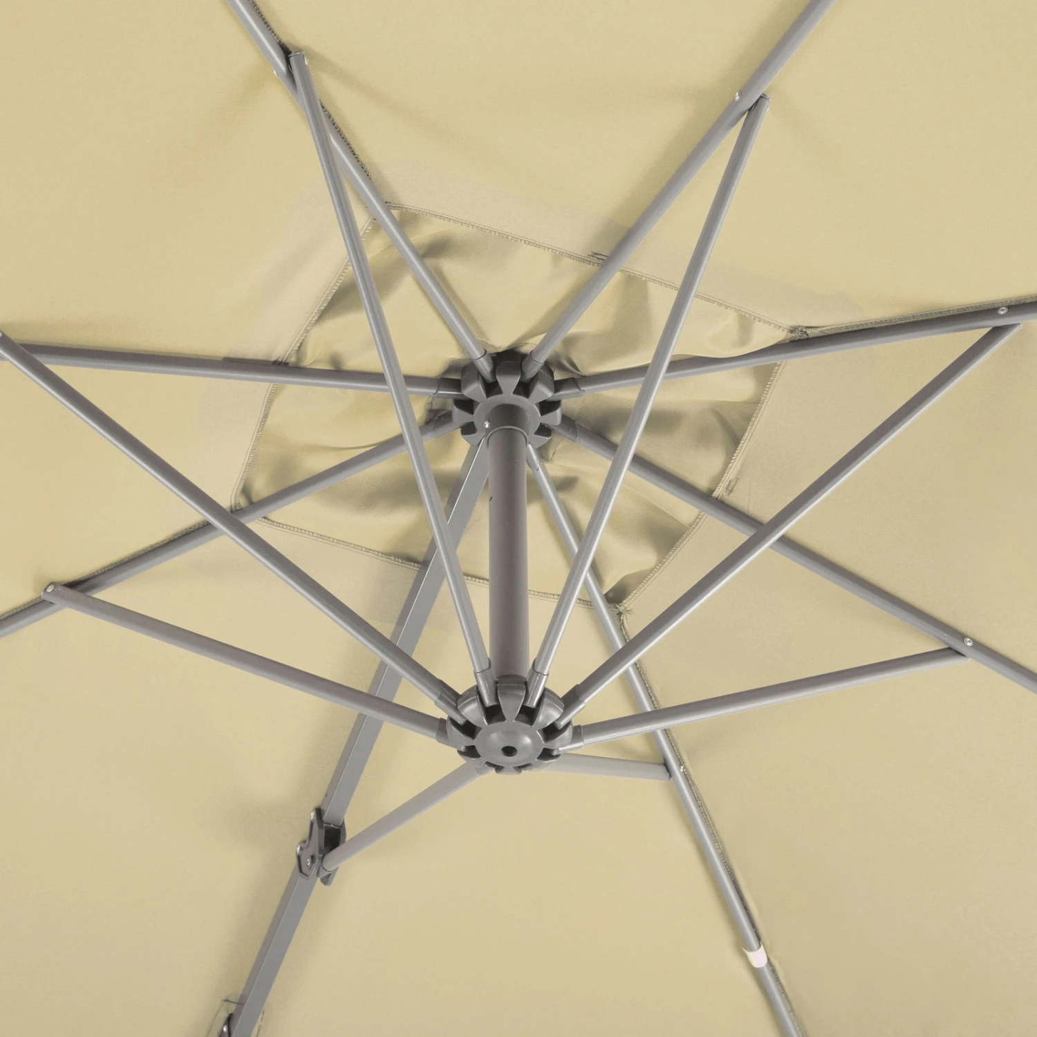Sonnenschirm 'Rhodos Junior', 270 X 270 Cm, Natur â Bild 10