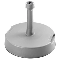 Schirmständer, Befüllt Mit Beton, Silbergrau