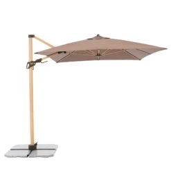 Pendelschirm 'Alu-Wood Ultra AX', Ca. 300 X 220 Cm