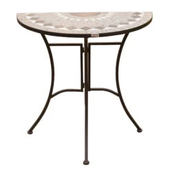 Siena Garden Anstelltisch, Como, Matt Schwarz, Ca. 71 X 70 X 35,5 Cm