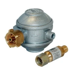 Profi-Gas-Kit, Gold/grau, Metall, 24 Cm, 50 Mbar